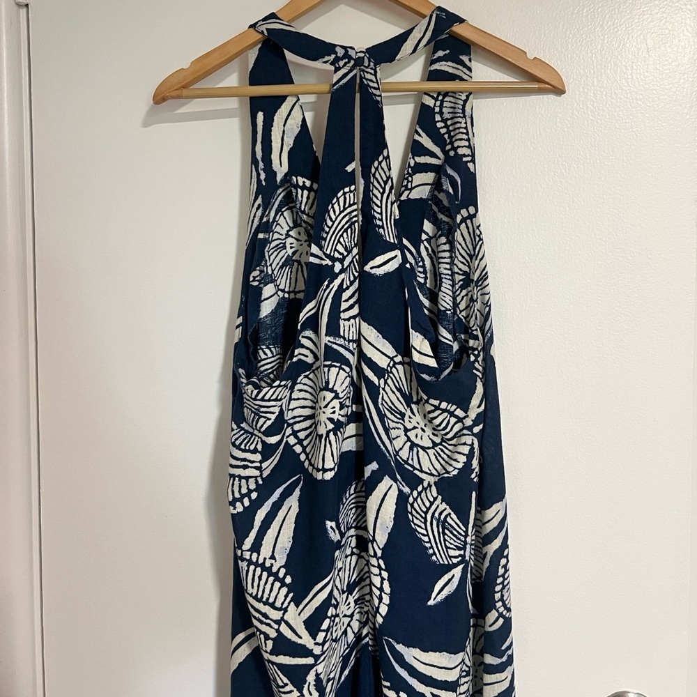 Anthropologie Celandine Plunge Linen Maxi Dress Coverup NWOT - Picture 11 of 15